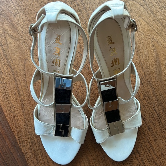 3/$36 LAMB White Sandals - Picture 6 of 8